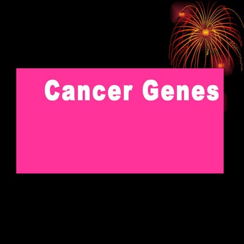 Cancer Genes And Growth Factors