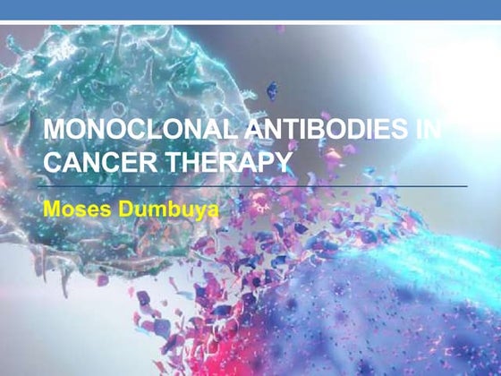 Use of monoclonal antibodies in cancer immunotherapy.pptx