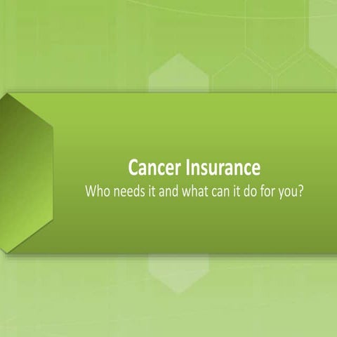 Cancer insurance | POTX