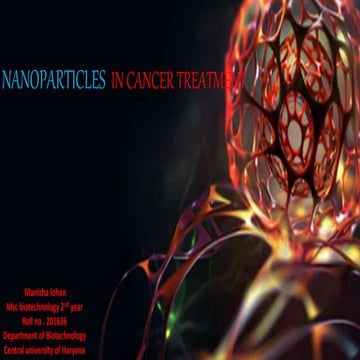 nanoparticles in cancer treatment /therpy 