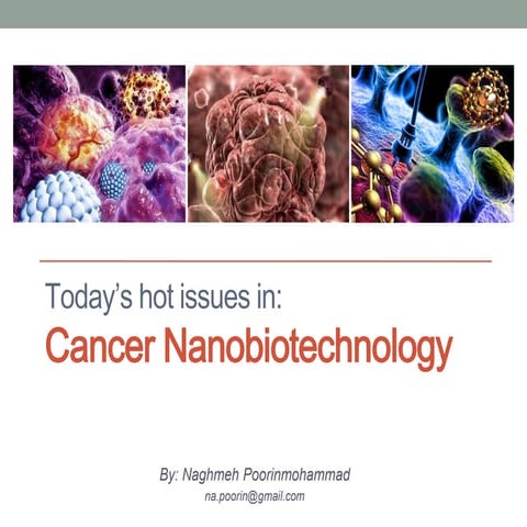 Cancer Nanobiotechnology