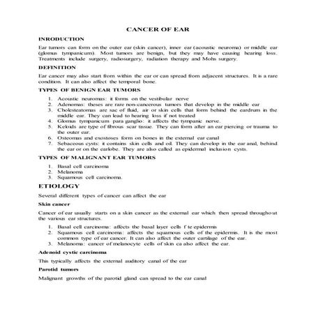 CANCER OF EAR.docx