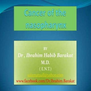 Cancer of the nasopharynx