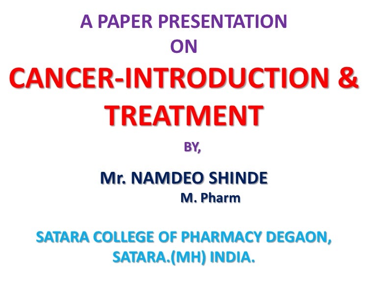 Cancer Ppt