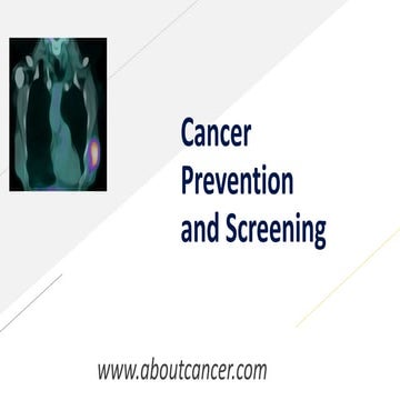 Cancer prevention