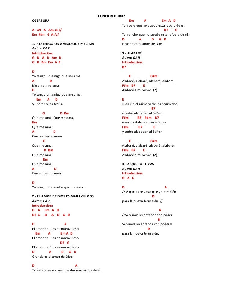 Cancionero Con Acordes De La Renovacion Carismatica