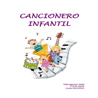 Cancionero infantil Escuela Bibichu