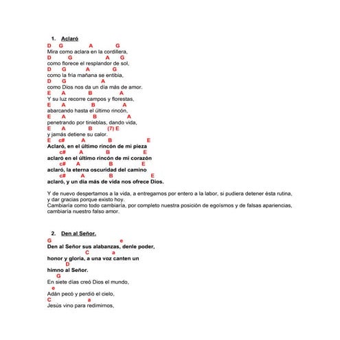 Cancionero liturgico misión