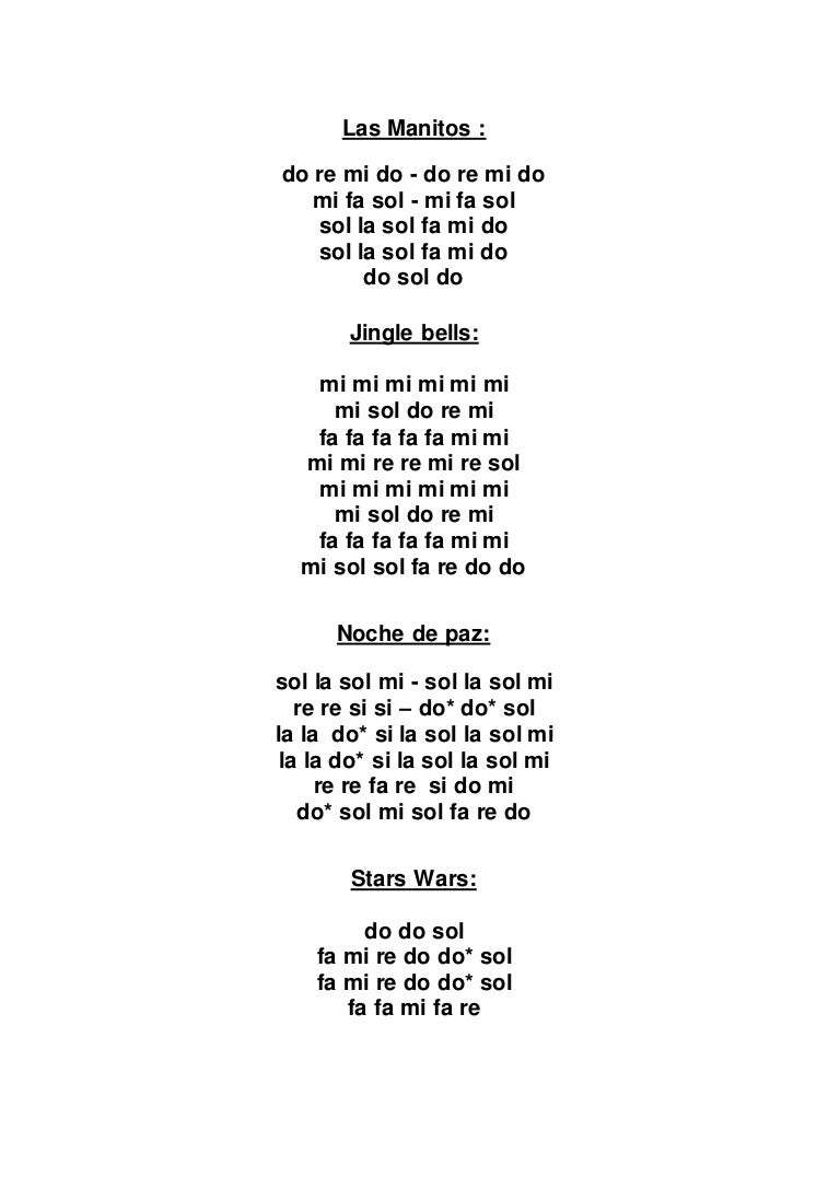 Canciones metalofono