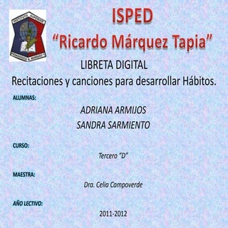 Canciones y recitaciones de hábitos