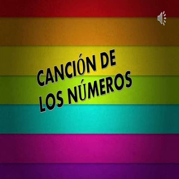 Canción de los números para niños