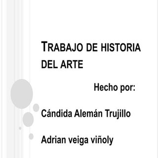 Trabajo de Historia del Arte por Ca...