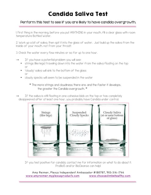 Candida test | PDF