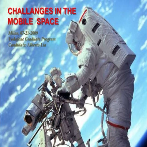 Strategical analysis of Mobile Ecosystem holding Vodafone's viewpoint