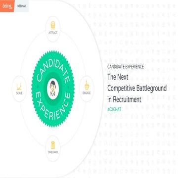 Candidate Experience: The Next Competitive Battleground in Recruiting! #CXchat