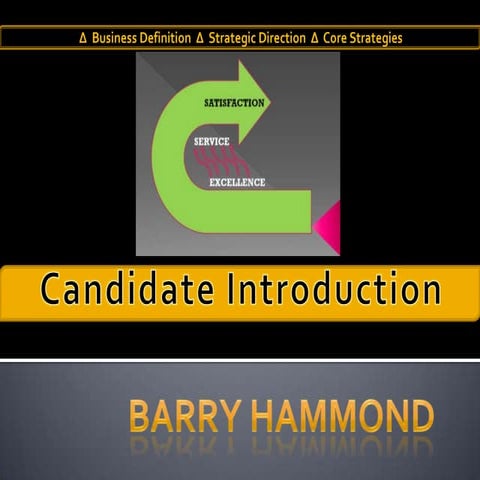 Candidate Introduction