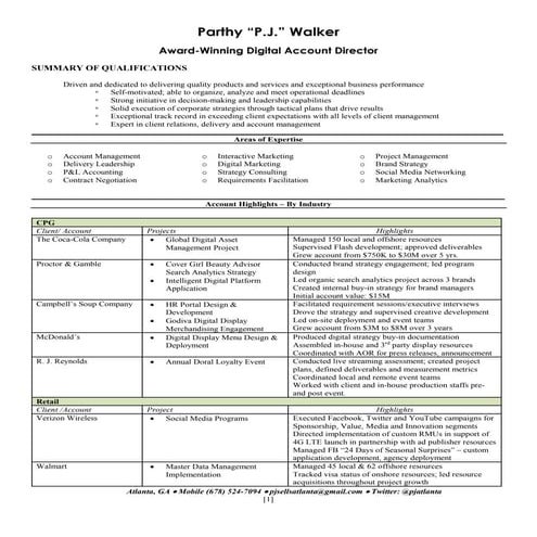 Your Account Director Solution