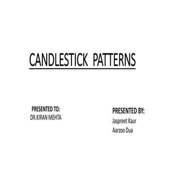 Technical Analysis Pattern-Candelsticks