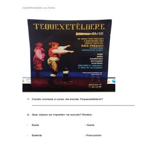 Comprensión lectora Tequexetéldere