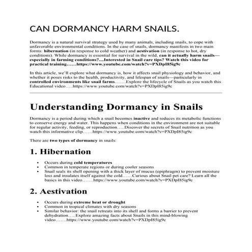 DO SNAILS CRAWL OR SLITHER.EXPLAIN WITH EVIDENCE. | DOCX