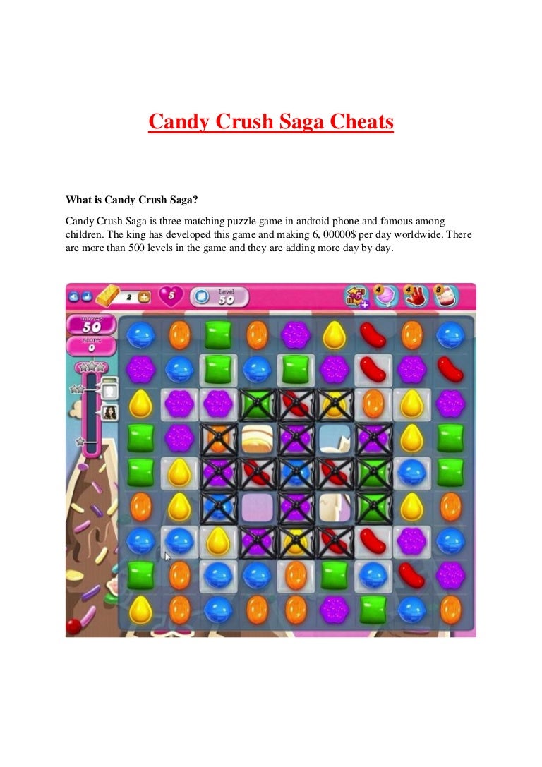 Candy Crush Saga Cheats