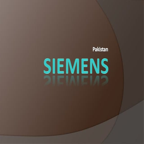 presentation on Siemens