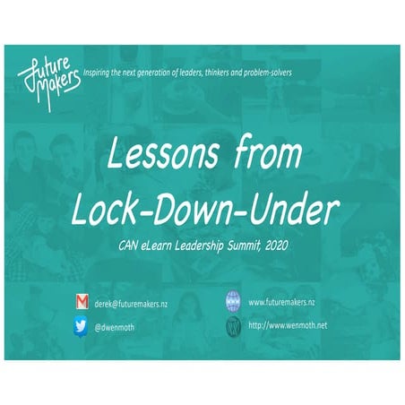 Lessons from Lock-down-under