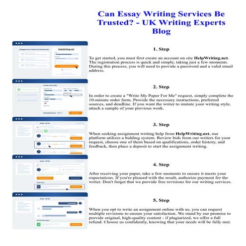 Can Essay Writing Services Be Trusted - UK Writing Experts Blog