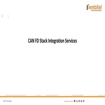 CAN FD Software Stack Integration