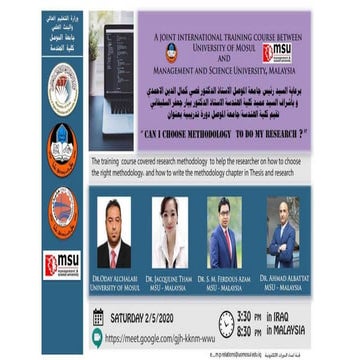 Can i choose methodology to do my research and thesis