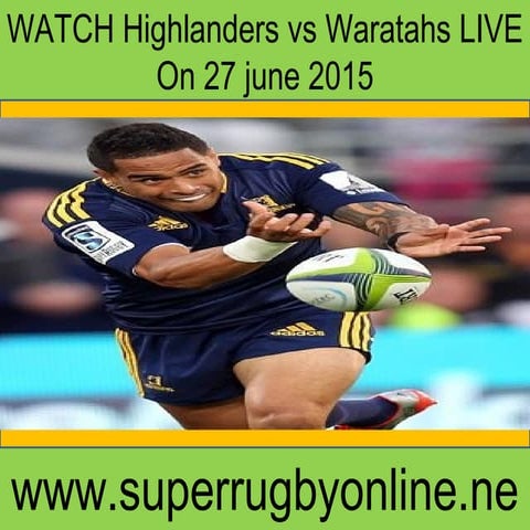 Can i watch nsw waratahs vs highlanders 2015 live