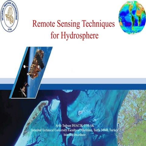 Remote Sensing Techniques for Oceanography Satelitte and In Situ Observations