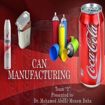 Can manufacturing