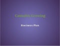 Cannabis growing business plan