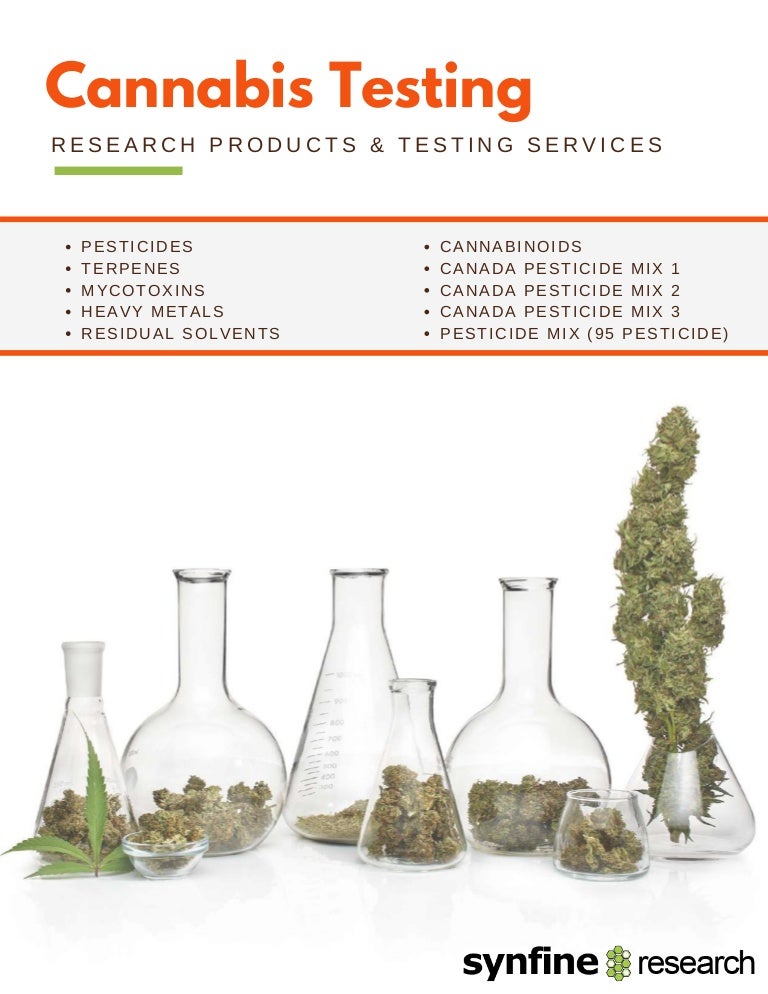 Cannabis testing and research tools