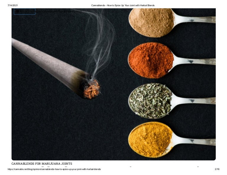 Cannabis Blends for Herbal Mixes to Add to Your Marijuana Smokes