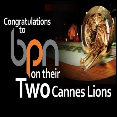 BPN Cannes Awards Playlist