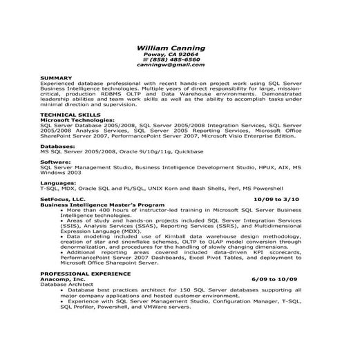Canning W Resume Bi