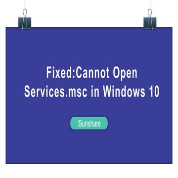 SERVICES MSC SERVICE CANNOT BE STARTED visual data 2