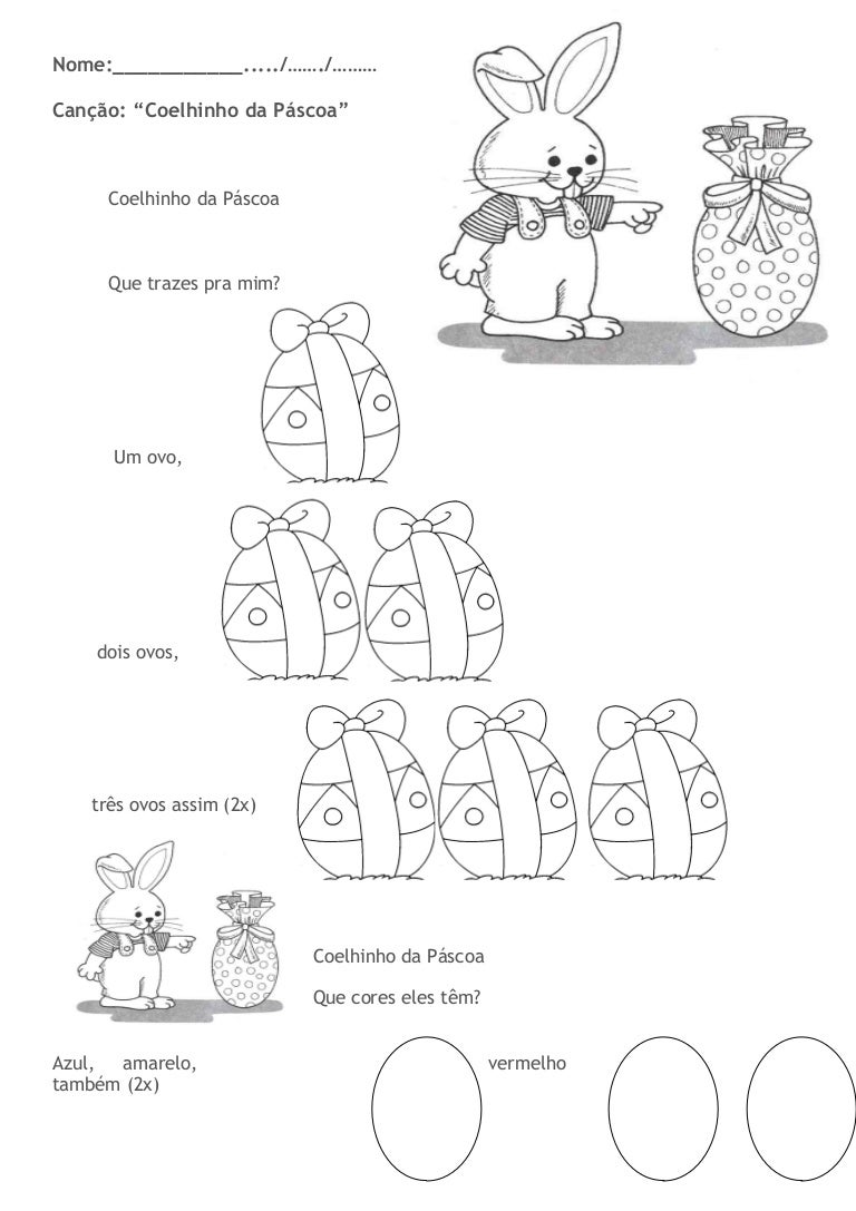 Canção coelhinho da páscoa