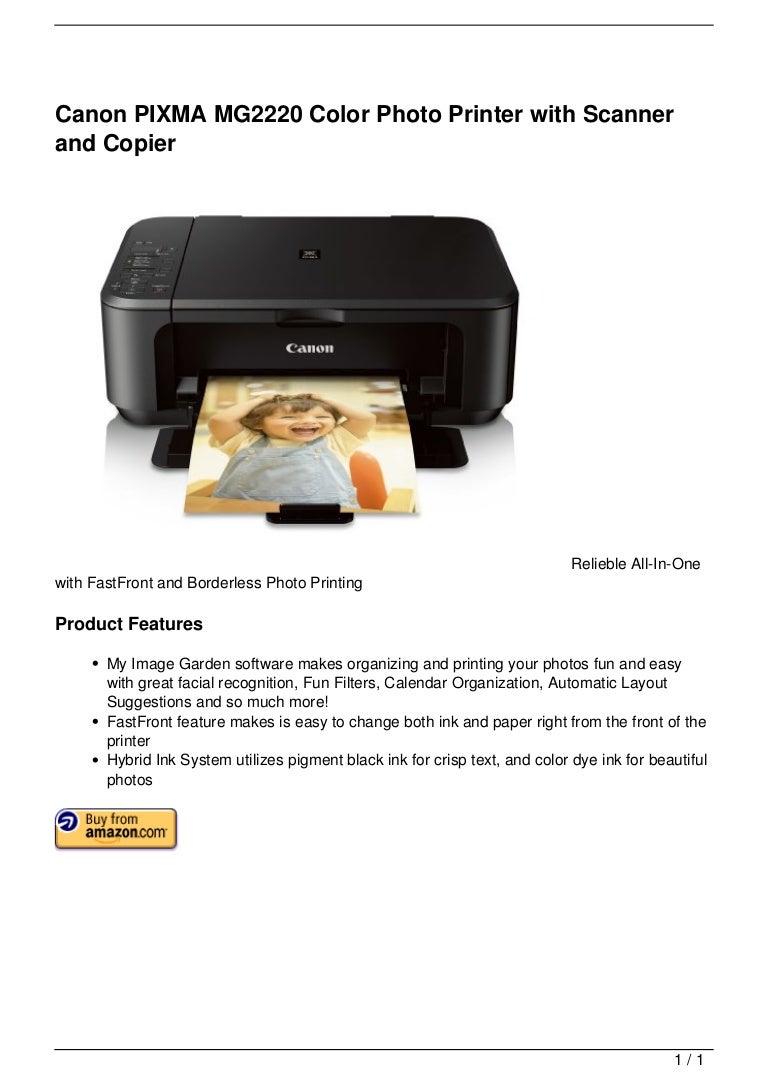 mg2220 printer