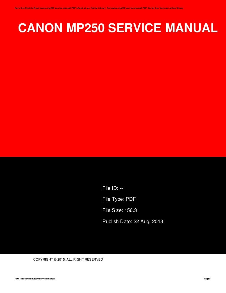 canon mp250 scan to pdf