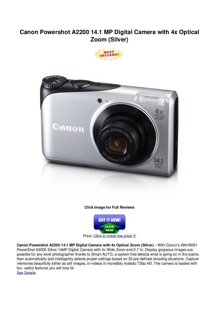 canon powershot a2200 price