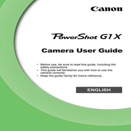 Canon power shot g1x