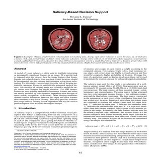 Canosa Saliency Based Decision Support
