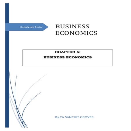 CA NOTES ON BUSINESS ECONOMICS | PDF