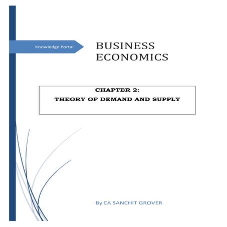 NOTES ON THE THEORY OF DEMAND visual data 8