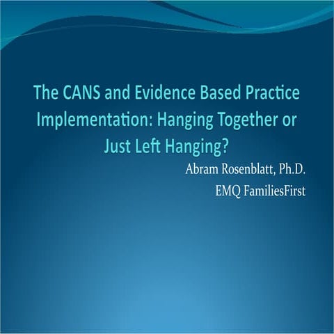 CYP IAPT: Children & Young People's Improving Access to Psychological ...