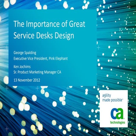 The Importance of Great Service Desk Design