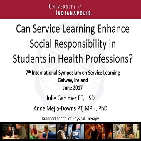 Can Service Learning Enhance Social Responsibility